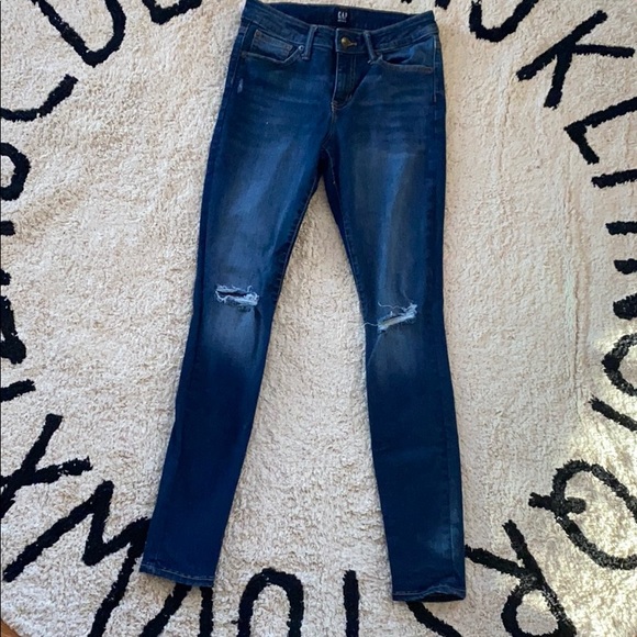 GAP Denim - Distressed Gap Denim Skinny Jeans